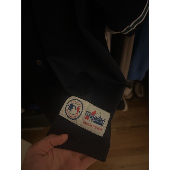 Men’s Majestic Seattle Mariners Ken Griffey Jr 24 Jersey Size 2XL Baseball - Picture 2 of 4